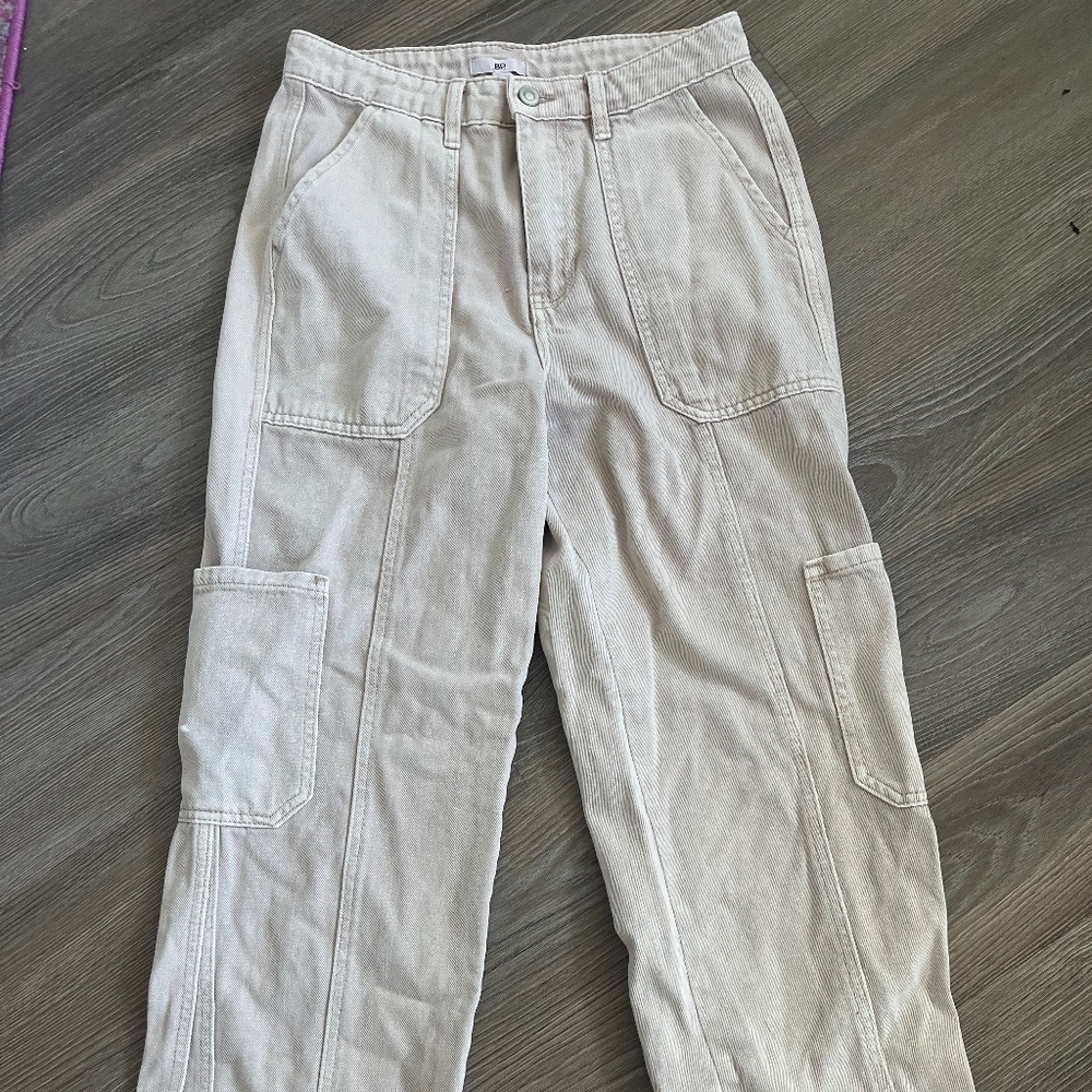 BP Nordstrom Light Brown Khaki Pants Jeans Straight Leg Size 28 100% cotton
